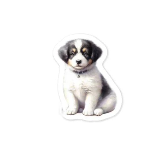 愛らしい子犬 Sticker