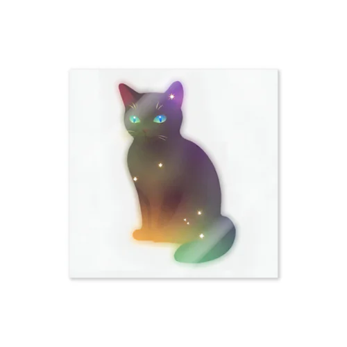 くろねこ Sticker