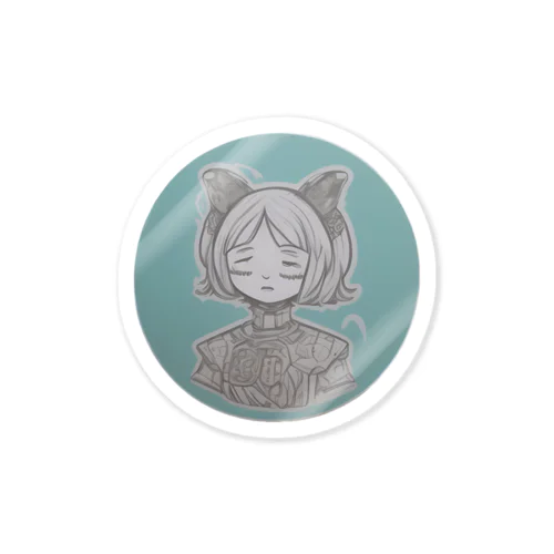sleepingGirl MAO Sticker