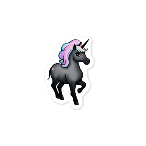 BLACK♥UNICORN ステッカー