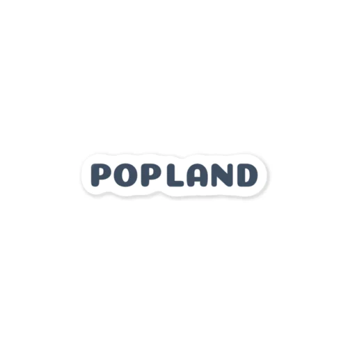 POPLANDロゴ Sticker