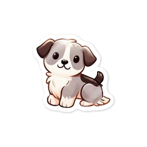 癒しのふわふわ、もちもち犬 Sticker