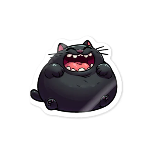 ふとっちょ笑猫プラッシュ Sticker