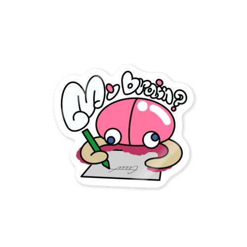 Mybrain大脳くん　No.2 Sticker