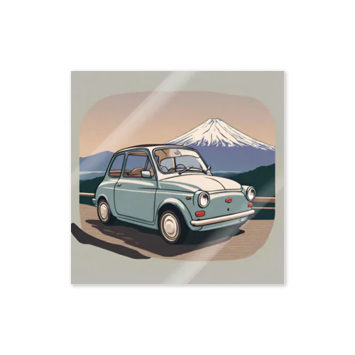 富士山まできたぜ！チンクカー Sticker