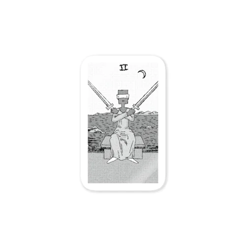 2 OF SWORDS 스티커