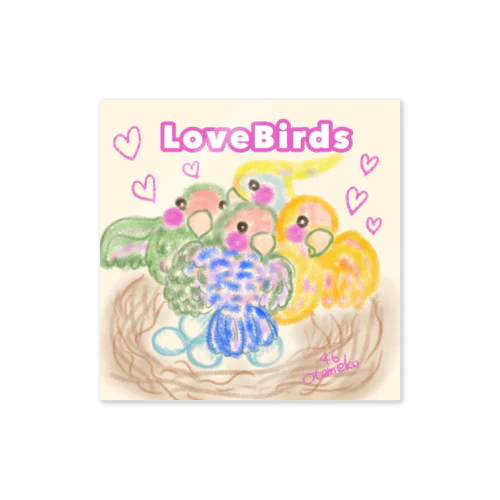 LoveBirds Sticker
