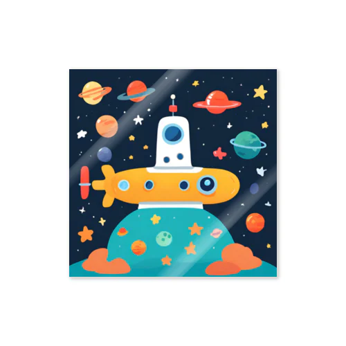 宇宙船サブマリーン Sticker