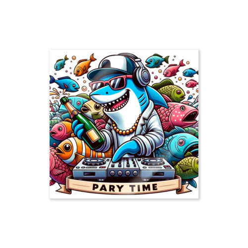 DJシャーク(PARY TIME) Sticker