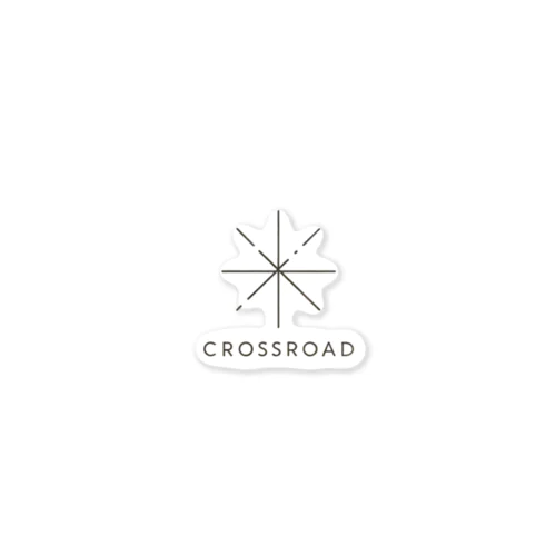 crossroad Sticker