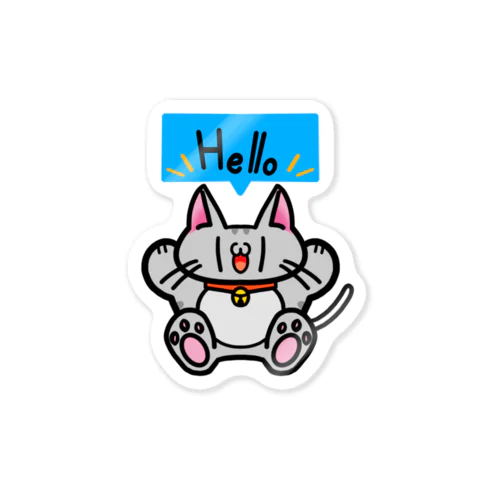Hello！猫ちゃん Sticker