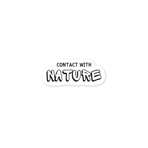 contact with nature  Sticker