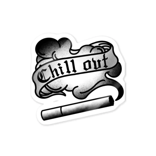 BLACK.Z オリジナル ChillOut グッズ Sticker