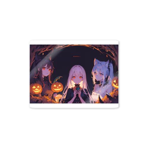 Halloween Journey　-Ghost side-　〜カボチャが照らす一年で最も不気味で騒がしい夜の旅〜　No.5「誘い」 Sticker