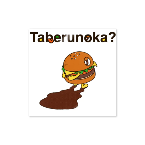 TABERUNOKA ステッカー