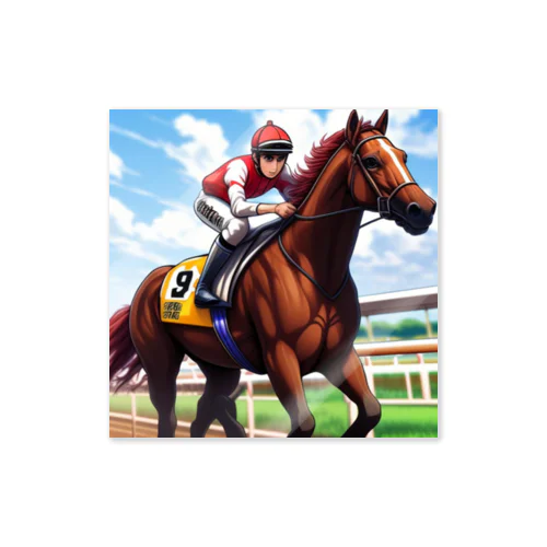 競馬(horse racing) ステッカー