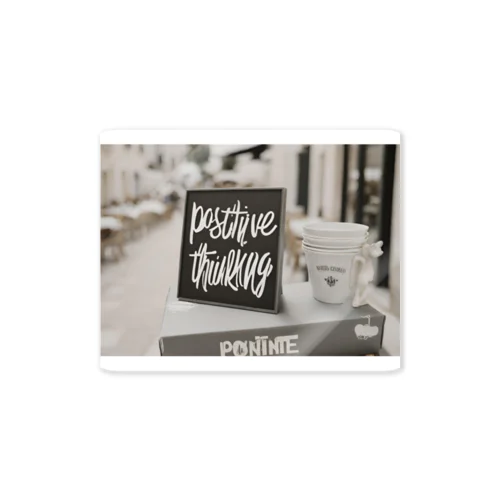 "Positive Thinking" Sticker