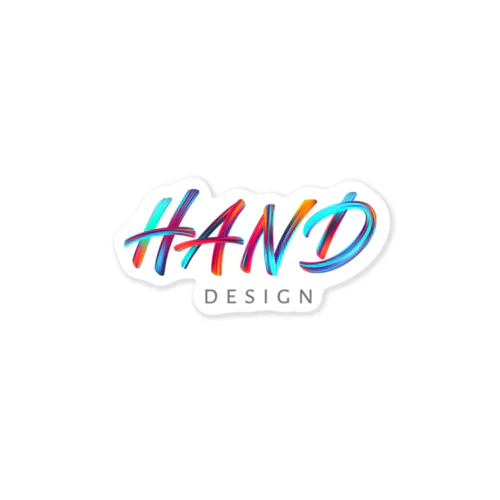 HANDロゴ(グラデーション) Sticker