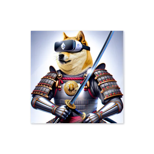 侍DOGE #1 ステッカー