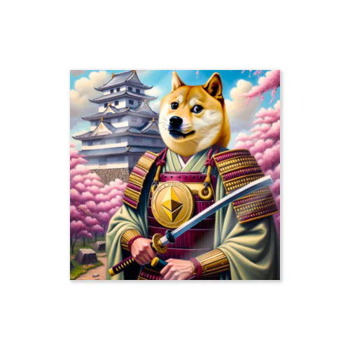 侍DOGE #2 ステッカー