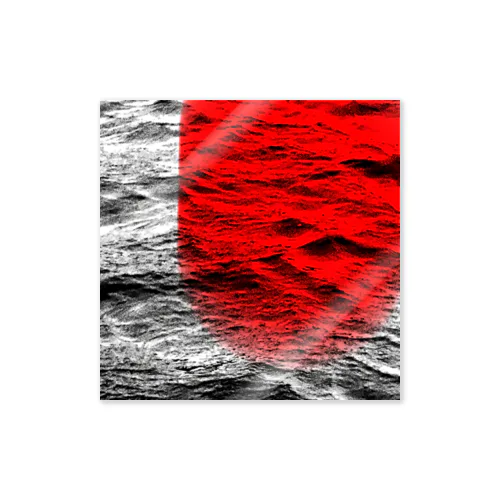 fine art 2(red) ステッカー