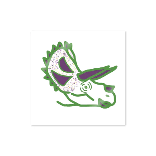 （恐竜）トリケラトプス Sticker