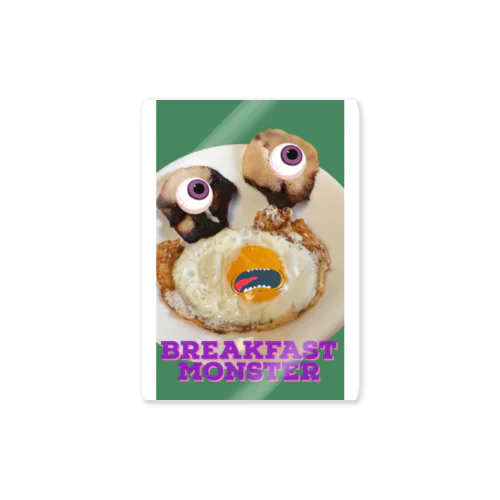 Breakfast Monster  Sticker