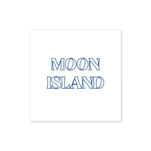 MOON  ISLAND Nom ステッカー