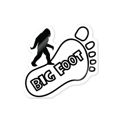 BIG FOOT Sticker