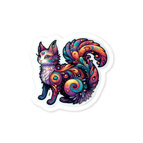 ファンタジーな猫 Sticker