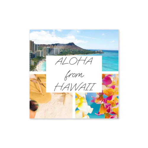 ALOHA from HAWAII ステッカー