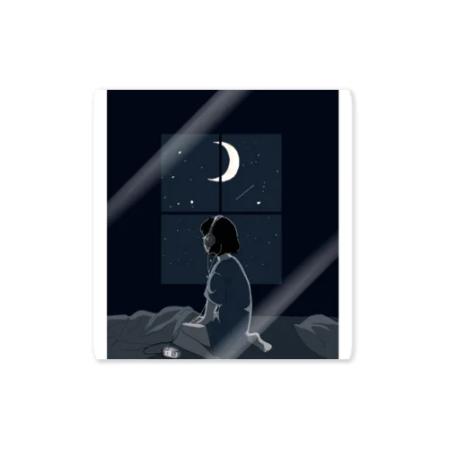 眠れない夜 Sticker