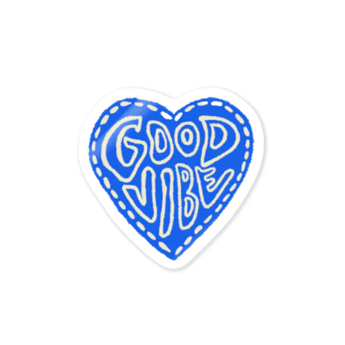 Good vibe: Blue Sticker