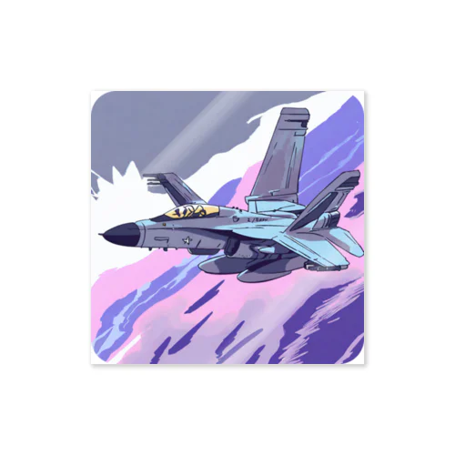 幻想世界を飛ぶ EA-18ｸﾞﾗｳﾗｰ ステッカー