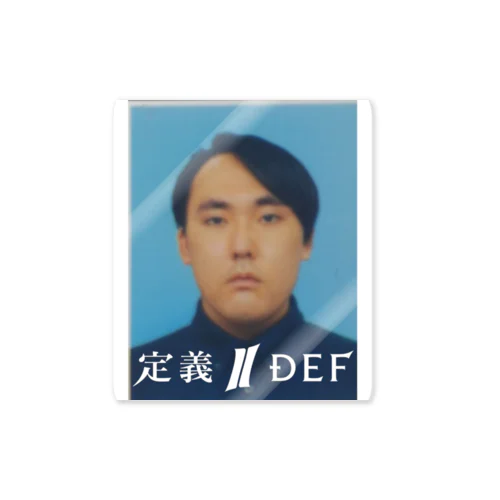 定義/DEF　顔面ステッカー Sticker