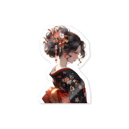Crypto Batches#24和服の美女 Sticker