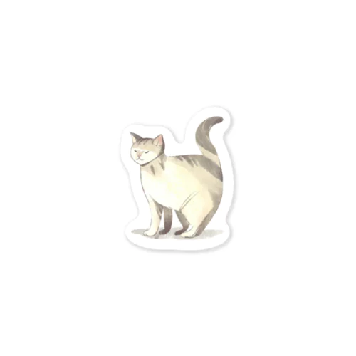 振り向き猫さん Sticker