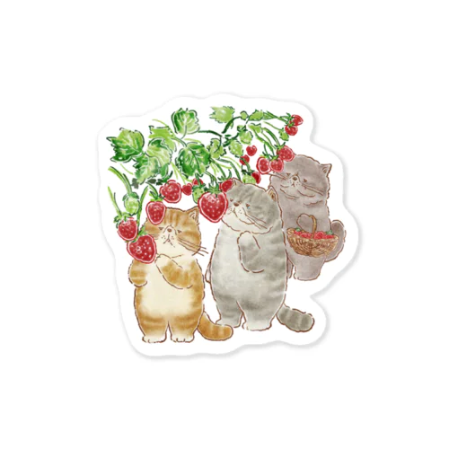 いちご狩り① Sticker