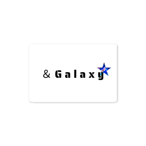 ＆Galaxy ステッカー