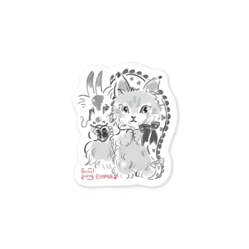 干支EMMA ステッカー Sticker