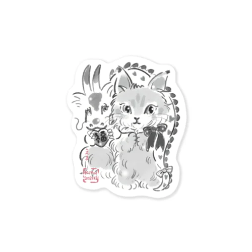 干支えまちゃん　 Sticker