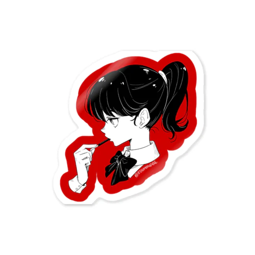 ポニテガール Sticker