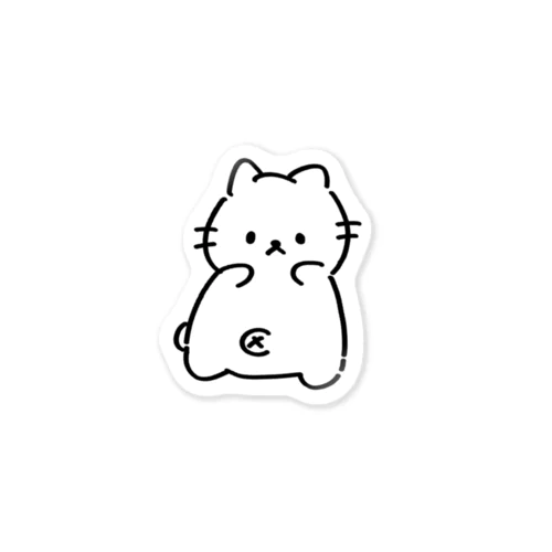 でべそねこ Sticker