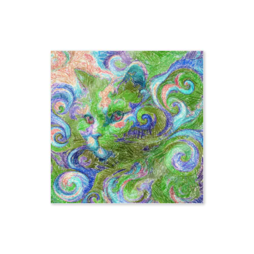 Whimsical Feline Dream #5/6 Sticker