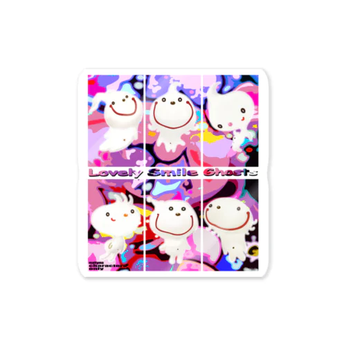 Lovely Smile Ghosts/ラブリー・スマイル・ゴースト Sticker