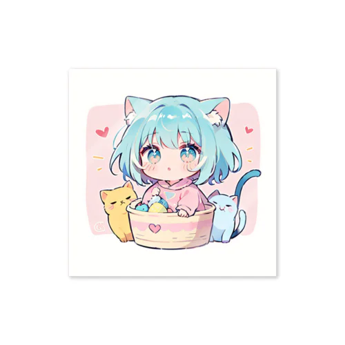 可愛いけもっ娘 Sticker