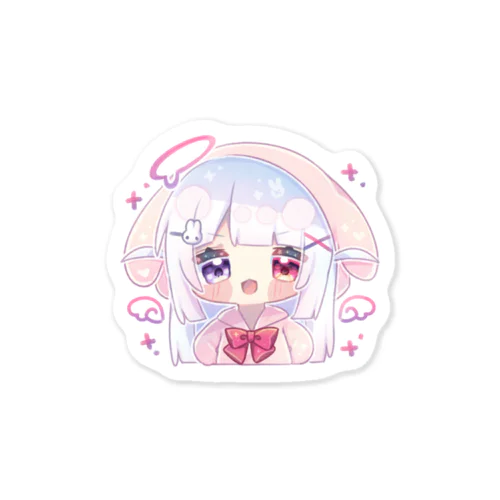 うさ耳パーカーちゃん(ドヤ顔) Sticker