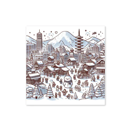 雪の花火 Sticker