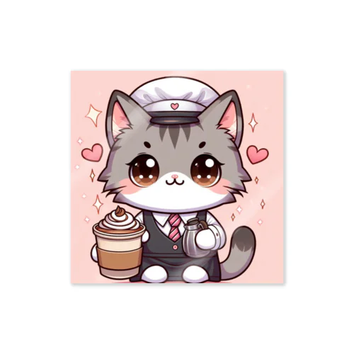 Coffee Cat ステッカー