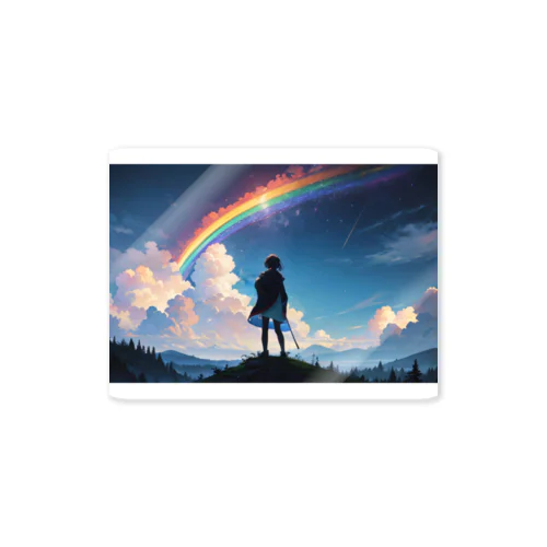 Rainbow Journey　〜刹那にかかる七色の架け橋の旅〜　No.2「虹絵師」 Sticker